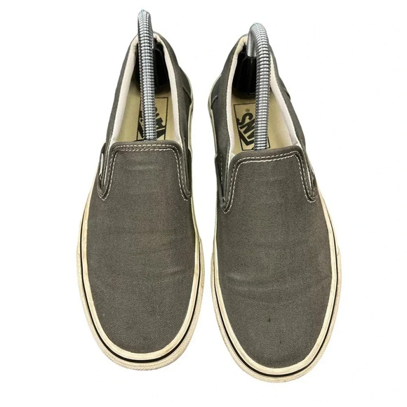 VANS Classic Slip-On‎ Charcoal Gray Unisex Canvas Sneakers Men's 6.5/Women's 8.0 - Picture 4 of 8